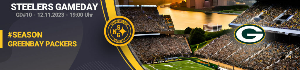 Preview Week 10: Steelers vs Packers 1 website header gameday GD10 23 packers