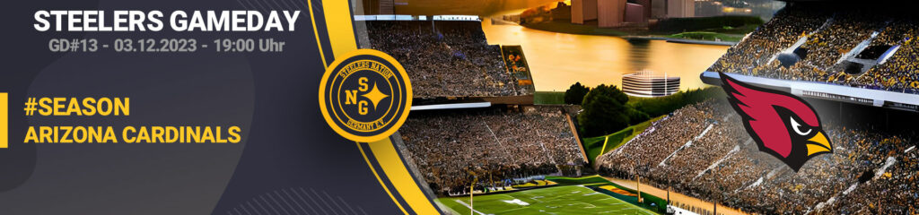 Preview Week 13: Steelers vs Cardinals 1 website header gameday GD13 23 cardinals