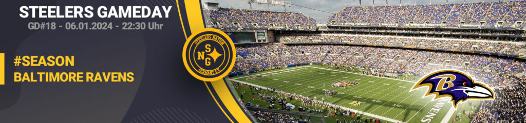 Preview Week 18: Steelers at Ravens 1 website header gameday GD18 24 Ravens 1