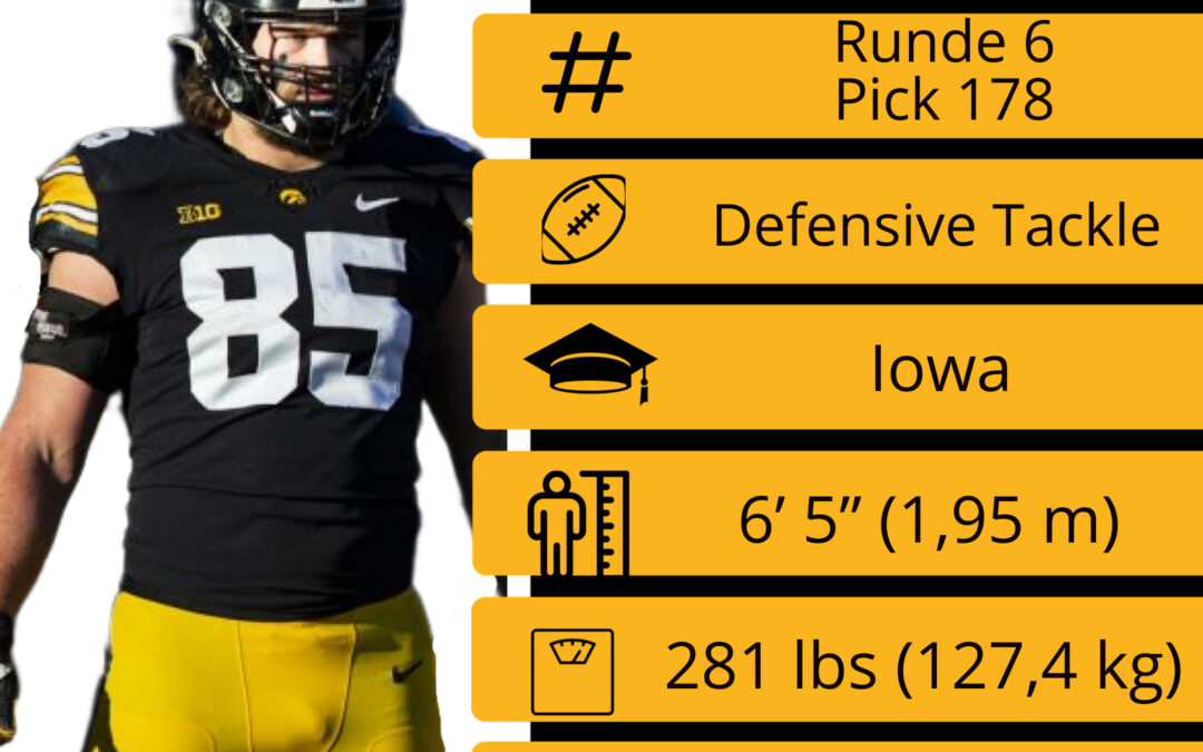NFL Draft – Runde 6 – Pick 178: Logan Lee
