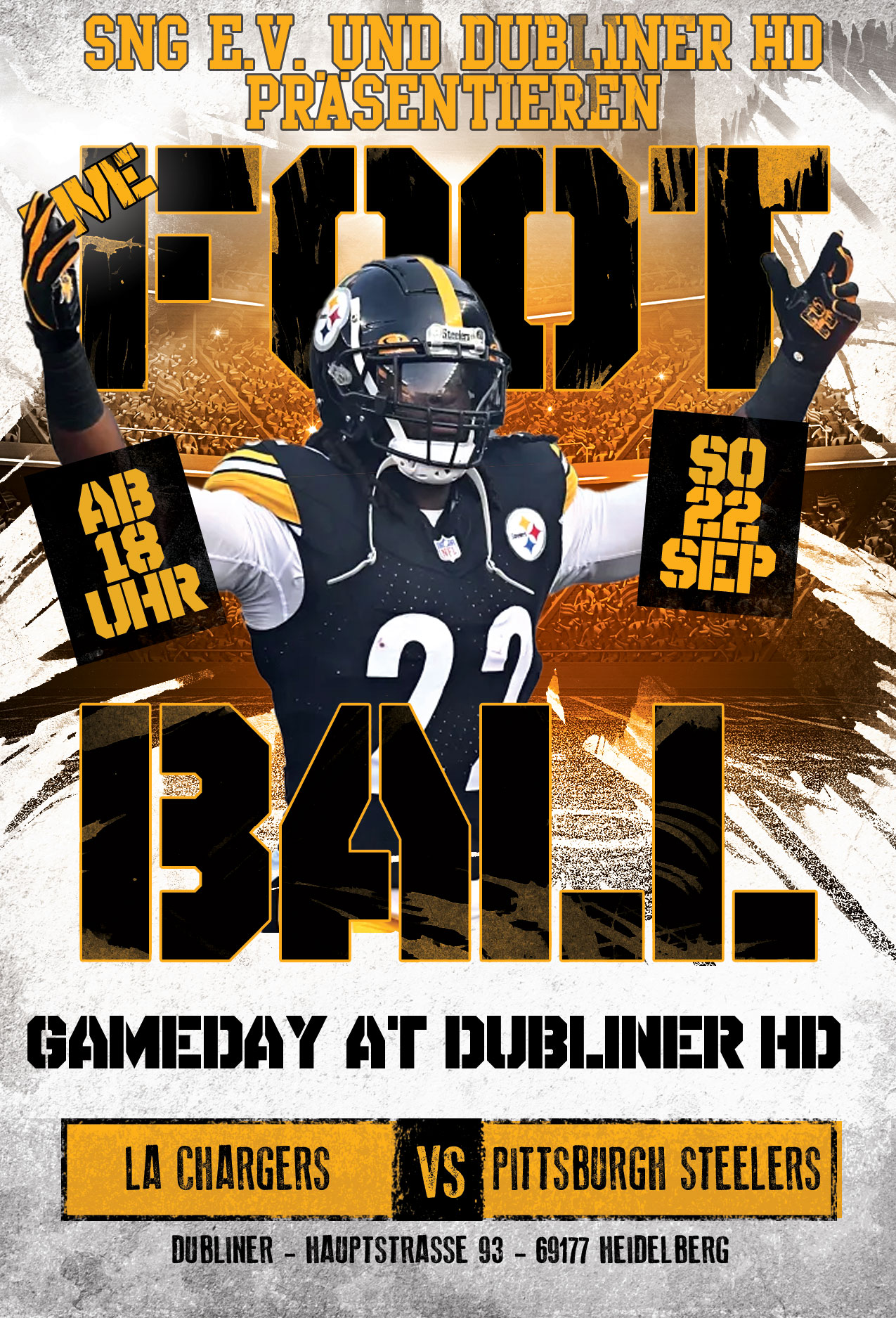 American-Football-Game-Day-Flyer-Dubliner-22092024 American Football Game Day Flyer Dubliner 22092024