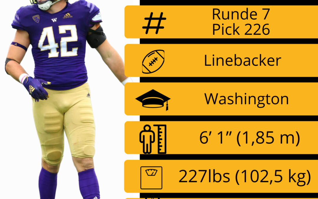 NFL Draft 2025 – Runde 7 – Pick 226: Carson Bruener