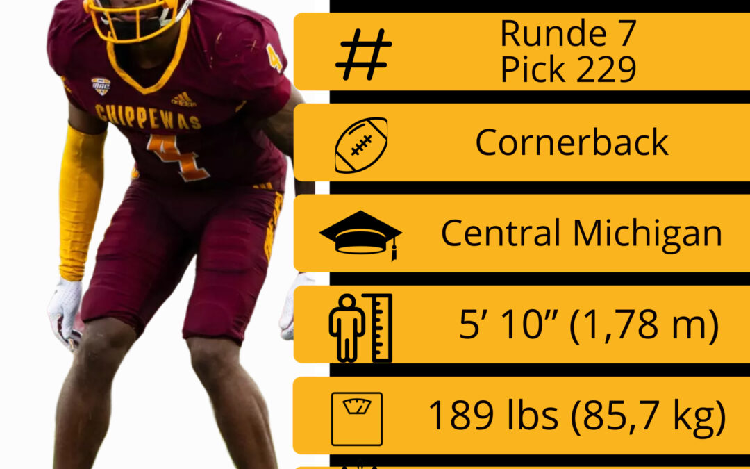 NFL Draft 2025 – Runde 7 – Pick 229: Donte Kent