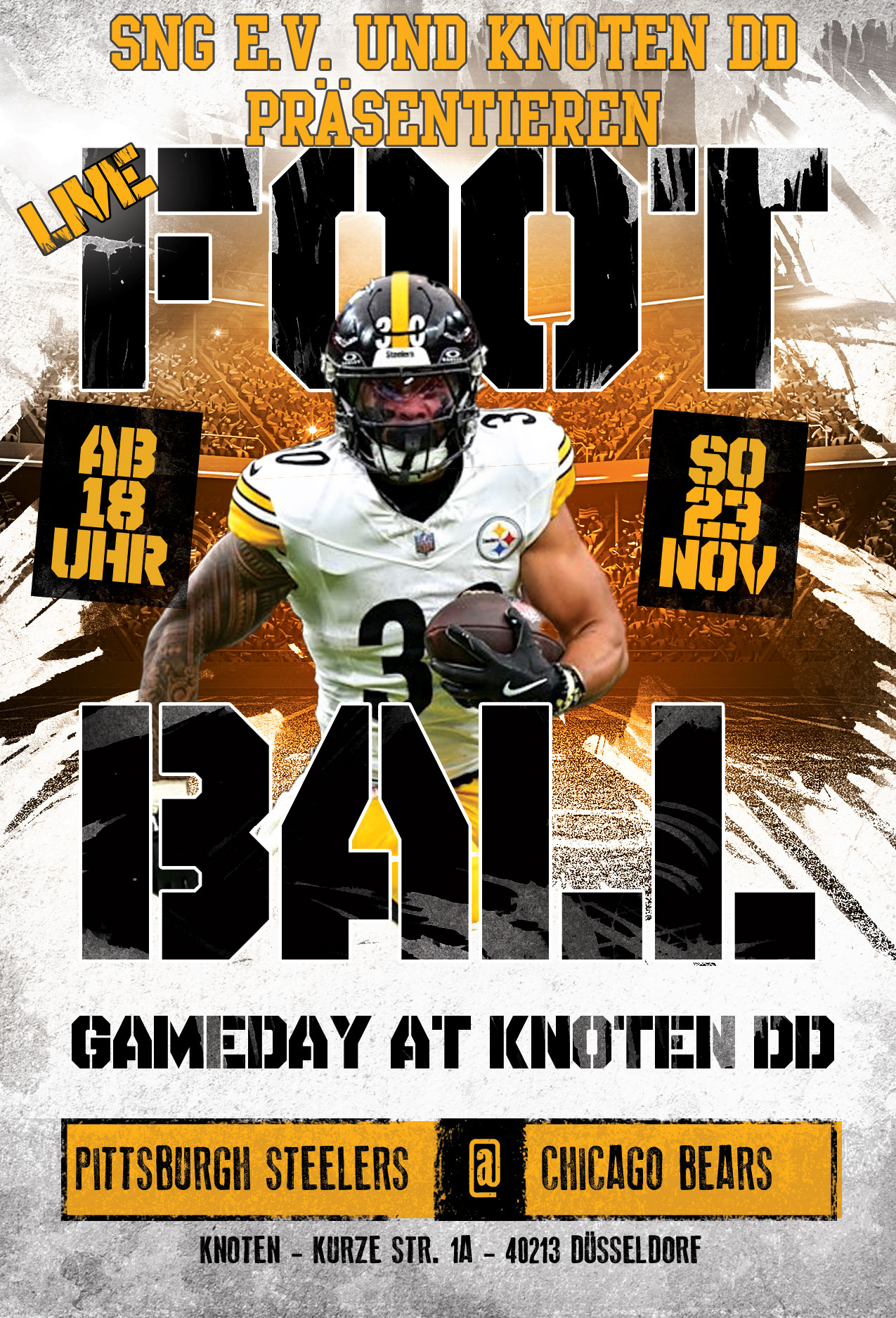 American-Football-Game-Day-Flyer-Knoten-23.11.2025 American-Football-Game-Day-Flyer-Knoten-23.11.2025