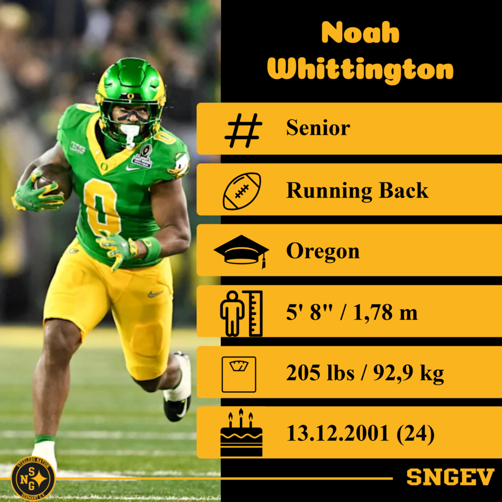 SNGeV Draftcoverage 2026: Running Backs 3 RB3 Noah Whittington