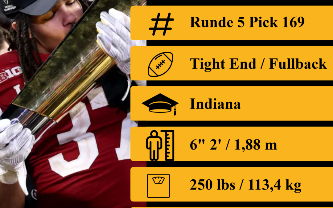 NFL Draft 2026 – Runde 5 – Pick 169: Riley Nowakowski