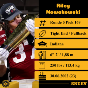 Rd5 P169 FB TE Riley Nowakowski