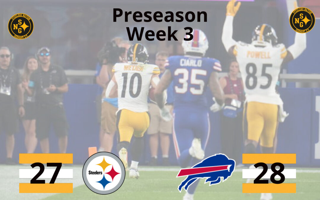Review Preseason Week 3 at Buffalo Bills