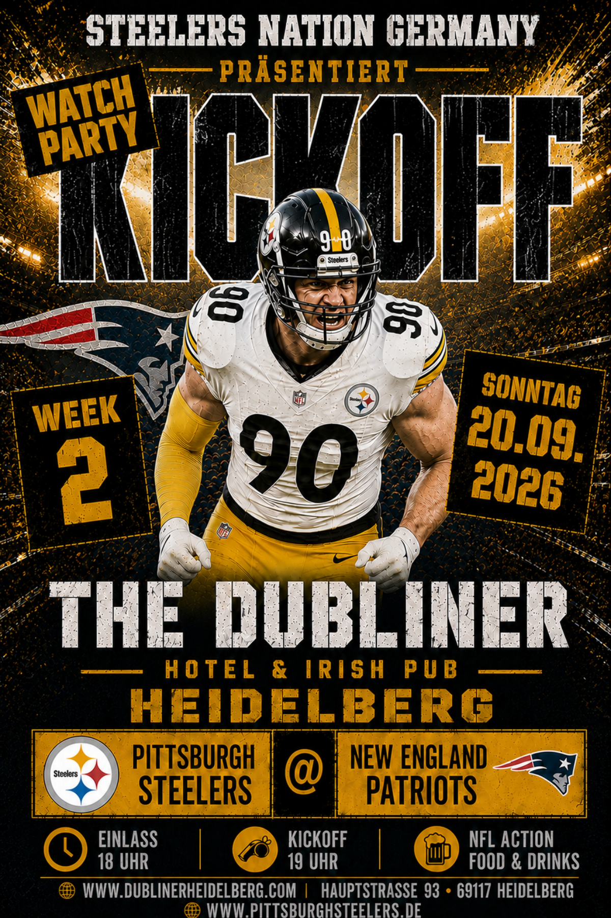 watchparty week2 dubliner patriots